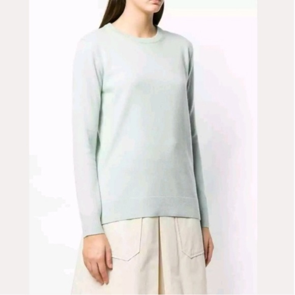 Tory Burch | 100% Cashmere Sweater | Spring Mint | SP - Picture 1 of 13
